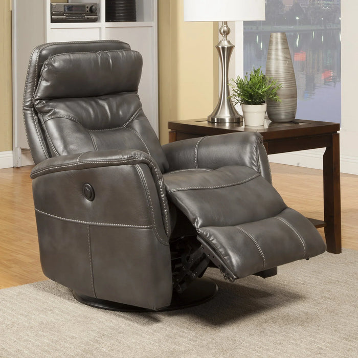 Modern Living - Gemini Power Swivel Glider Recliner in Flint (Set of 2) - MGEM#812GSPB-2-FLI