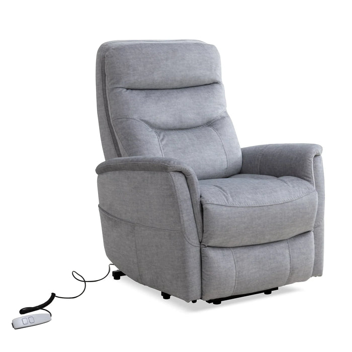 Modern Living - Gemini Power Lift Recliner with Articulating Headrest in Capri Silver (Set of 2) - MGEM#812LIFT-2-CSI