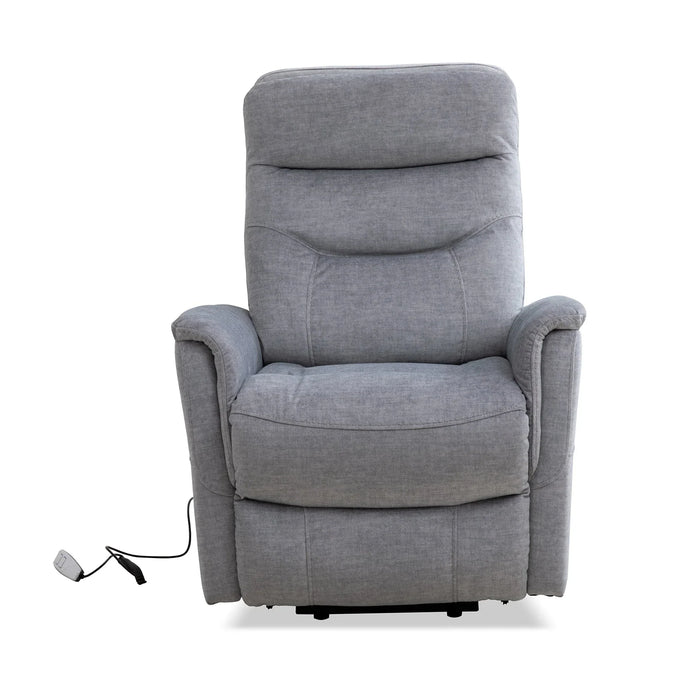 Modern Living - Gemini Power Lift Recliner with Articulating Headrest in Capri Silver (Set of 2) - MGEM#812LIFT-2-CSI