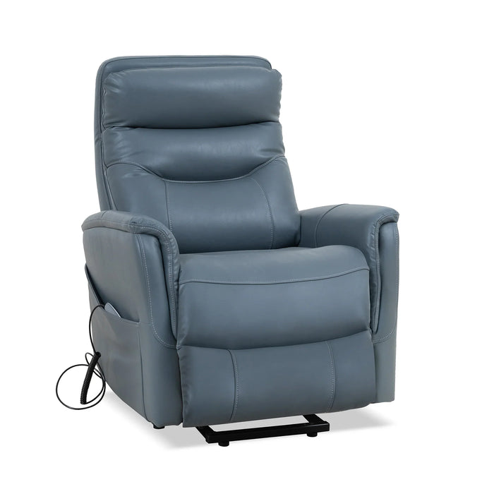 Modern Living - Gemini Power Lift Recliner with Articulating Headrest in Softy Azure (Set of 2) - MGEM#812LIFT-2-SFAZ