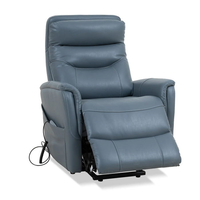 Modern Living - Gemini Power Lift Recliner with Articulating Headrest in Softy Azure (Set of 2) - MGEM#812LIFT-2-SFAZ