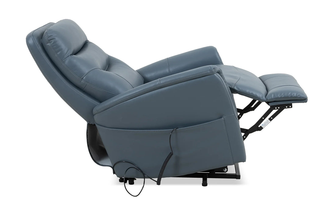 Modern Living - Gemini Power Lift Recliner with Articulating Headrest in Softy Azure (Set of 2) - MGEM#812LIFT-2-SFAZ