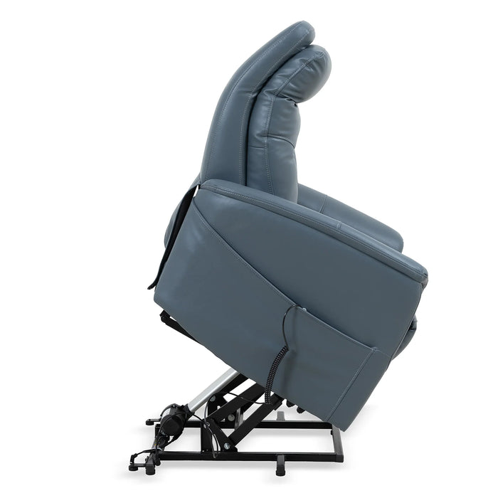 Modern Living - Gemini Power Lift Recliner with Articulating Headrest in Softy Azure (Set of 2) - MGEM#812LIFT-2-SFAZ