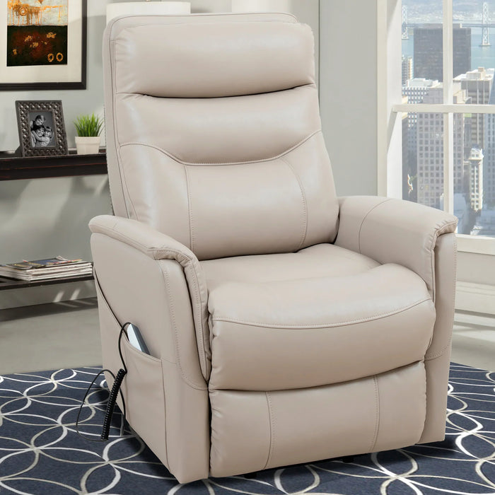 Modern Living - Gemini Power Lift Recliner with Articulating Headrest in Soft Ivory (Set of 2) - MGEM#812LIFT-2-SFIV