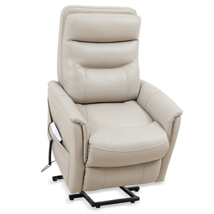 Modern Living - Gemini Power Lift Recliner with Articulating Headrest in Soft Ivory (Set of 2) - MGEM#812LIFT-2-SFIV