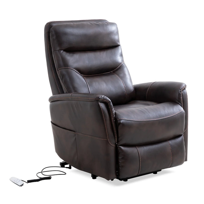 Modern Living - Gemini Power Lift Recliner with Articulating Headrest in Truffle (Set of 2) - MGEM#812LIFT-2-TRU