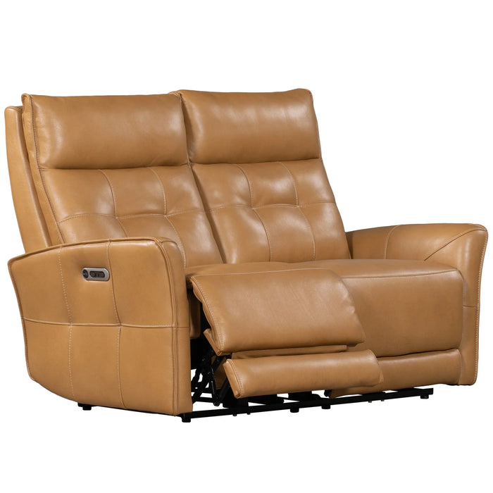 Modern Living - Gershwin Power Zero Gravity Loveseat in Lucca Butterscotch - MGER#822PHZ-P25-LCBT