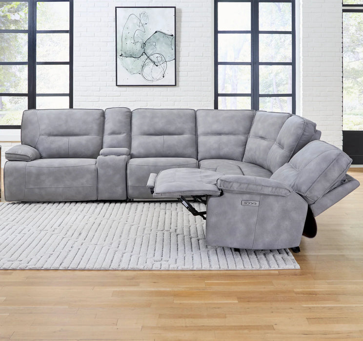 Modern Living - Gladiator Sectional Sofa in SKY - MGLA-PACKA(H)-SKY