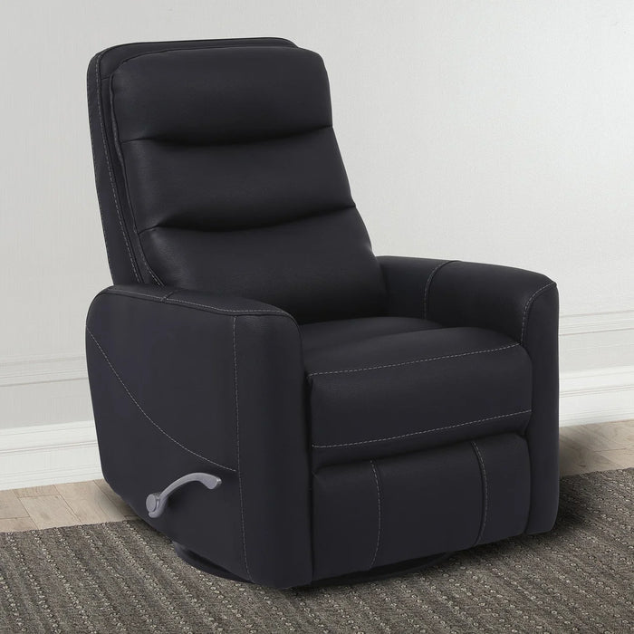 Modern Living - Hercules Swivel Glider Recliner in Black(Set of 2) - MHER#812GS-2-BLC