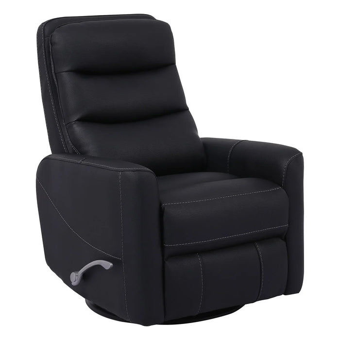 Modern Living - Hercules Swivel Glider Recliner in Black(Set of 2) - MHER#812GS-2-BLC