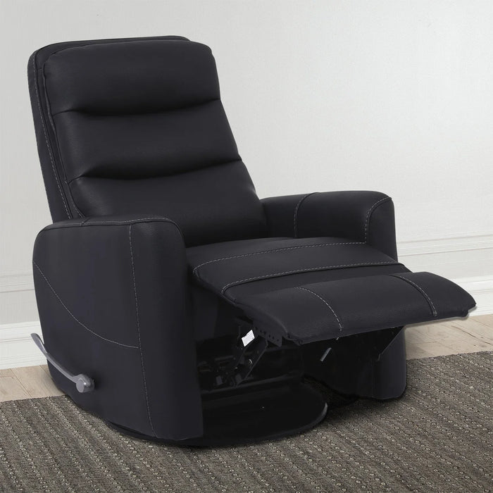 Modern Living - Hercules Swivel Glider Recliner in Black(Set of 2) - MHER#812GS-2-BLC