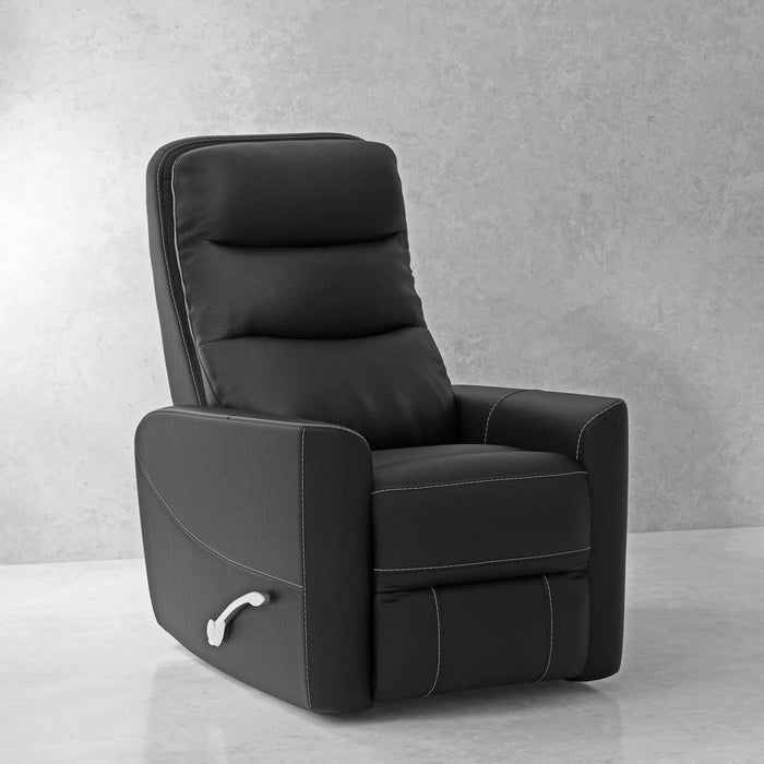 Modern Living - Hercules Swivel Glider Recliner in Black(Set of 2) - MHER#812GS-2-BLC