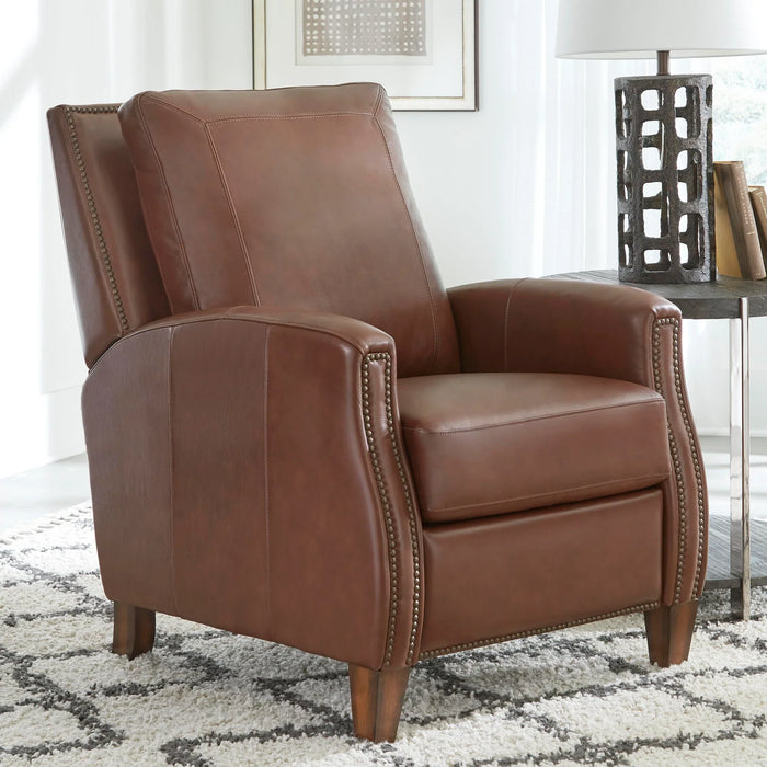 Modern Living - Hunter Power High Leg Recliner with Power Headrest in Chestnut Charm (Set of 2) - MHNT#812PH-P25-CHCR