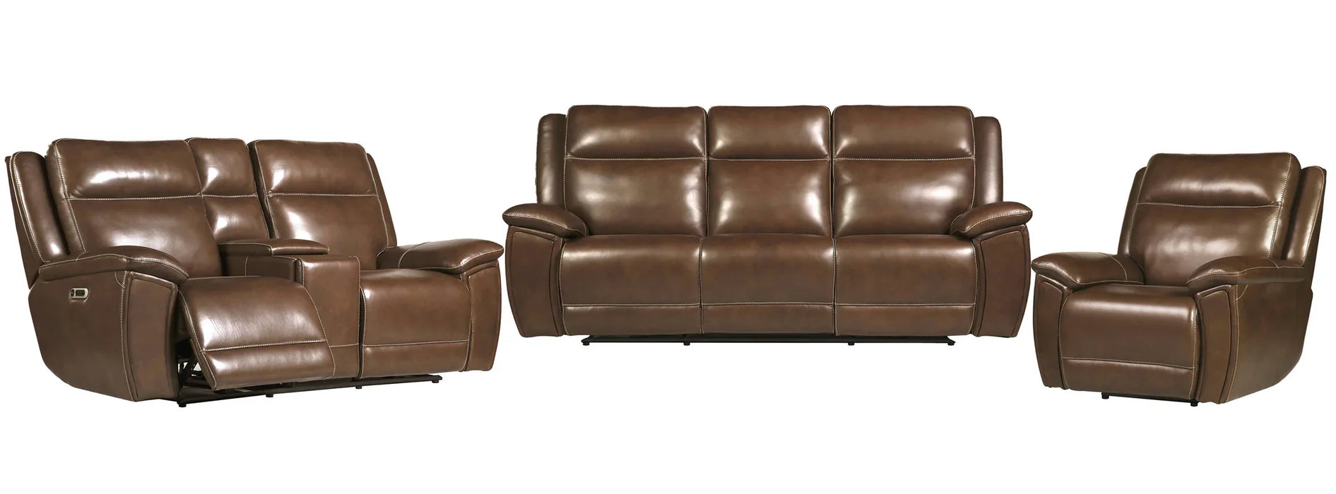 Modern Living - Jameson Power Reclining Zero Gravity Sofa in Hickory Brown - MJAM#832PHZ-HKRY