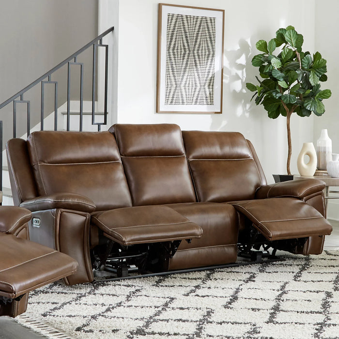 Modern Living - Jameson Power Reclining Zero Gravity Sofa in Hickory Brown - MJAM#832PHZ-HKRY