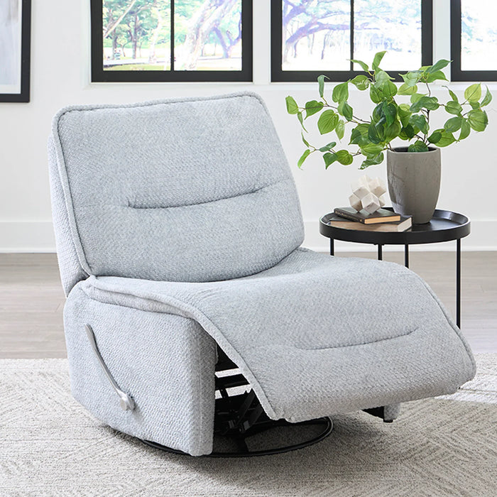 Modern Living - Leo Armless Recliner in Silver Fox (Set of 2) - MLEO#810GS-SLFX