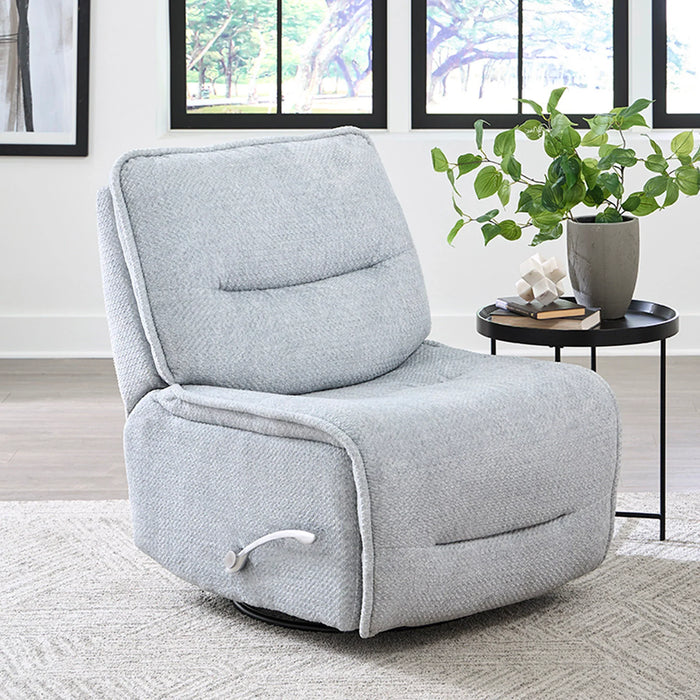 Modern Living - Leo Armless Recliner in Silver Fox (Set of 2) - MLEO#810GS-SLFX