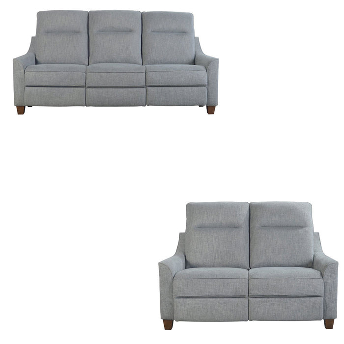 Modern Living - Madison 2 Piece Power Sofa Set in Pisces Marine - MMAD#832PH-P25-PMA-2SET