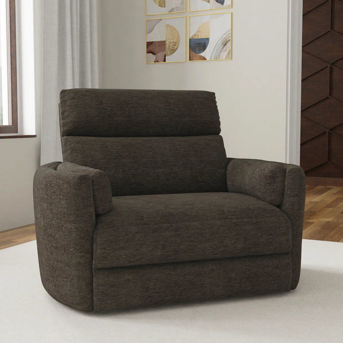 Modern Living - Radius Extra Wide Power Glider Recliner in Krypton (Set of 2) - Perfect Nursery Chair - MRAD#812GP-XL-2-KRY