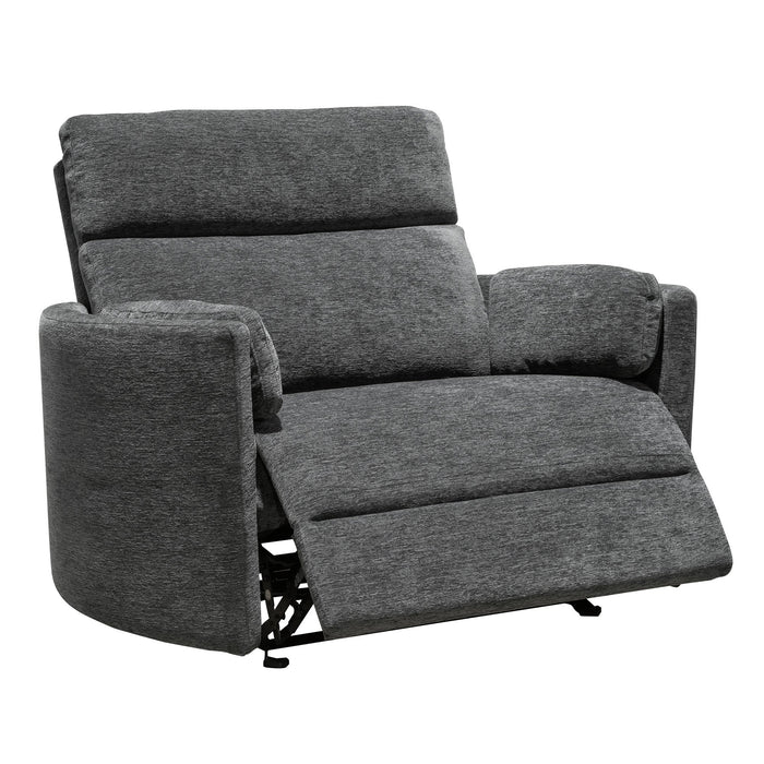 Modern Living - Radius Extra Wide Power Glider Recliner in Mediterranean (Set of 2) - Perfect Nursery Chair - MRAD#812GP-XL-2-MED