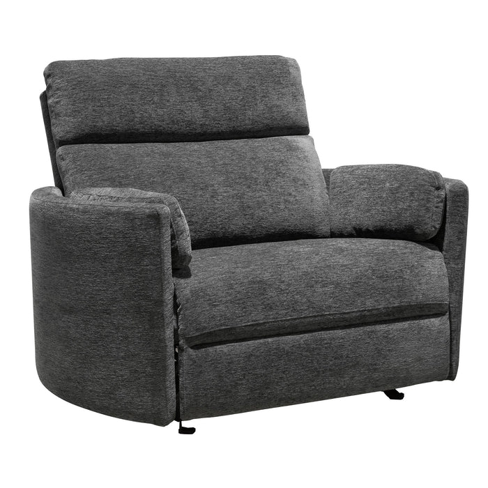 Modern Living - Radius Extra Wide Power Glider Recliner in Mediterranean (Set of 2) - Perfect Nursery Chair - MRAD#812GP-XL-2-MED