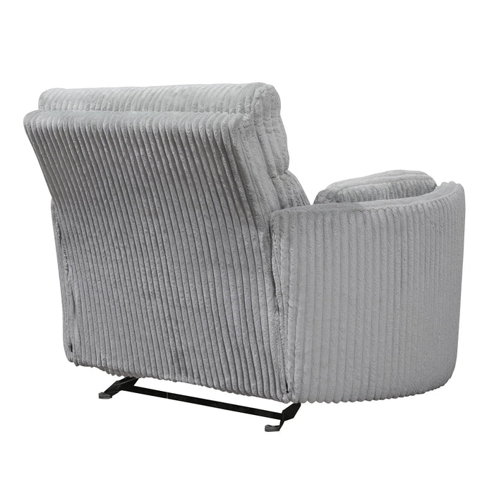 Modern Living - Radius Extra Wide Power Glider Recliner in Mega Grey (Set of 2) - Perfect Nursery Chair - MRAD#812GP-XL-2-MGGR