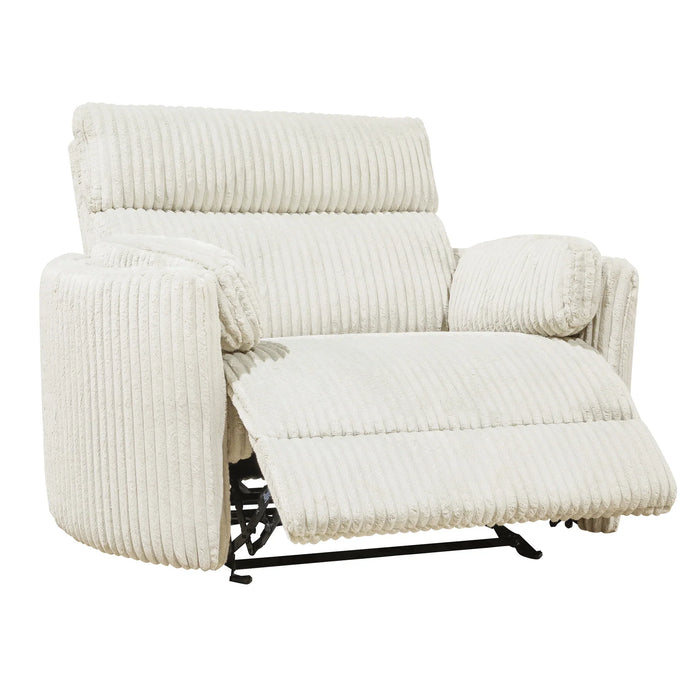 Modern Living - Radius Extra Wide Power Glider Recliner in Mega Ivory (Set of 2) - Perfect Nursery Chair - MRAD#812GP-XL-2-MGIV