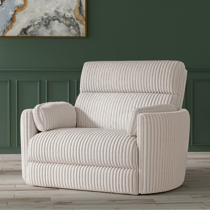 Modern Living - Radius Power Glider Recliner in Mega Ivory - Perfect Nursery Chair - MRAD#812GP-XL-MGIV