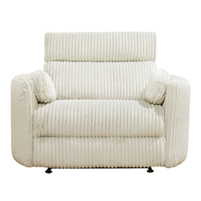 Modern Living - Radius Power Glider Recliner in Mega Ivory - Perfect Nursery Chair - MRAD#812GP-XL-MGIV