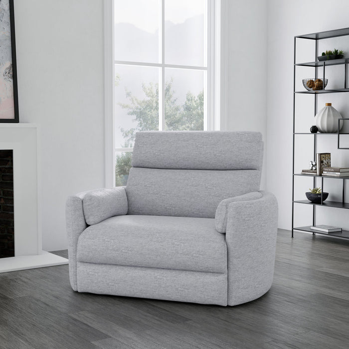 Modern Living - Radius Extra Wide Power Glider Recliner in Mineral (Set of 2) - Perfect Nursery Chair - MRAD#812GP-XL-2-MIN