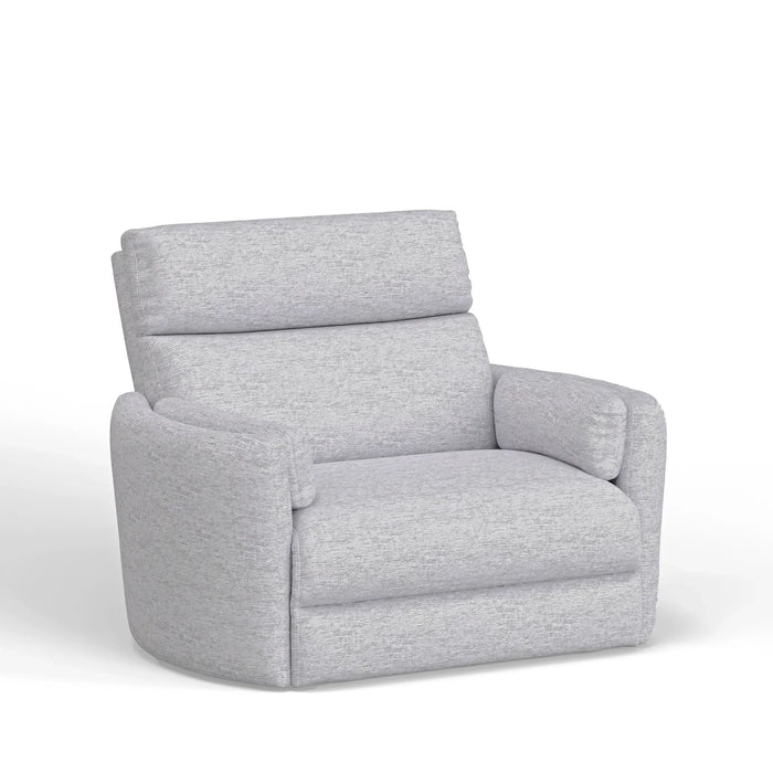 Modern Living - Radius Extra Wide Power Glider Recliner in Mineral (Set of 2) - Perfect Nursery Chair - MRAD#812GP-XL-2-MIN