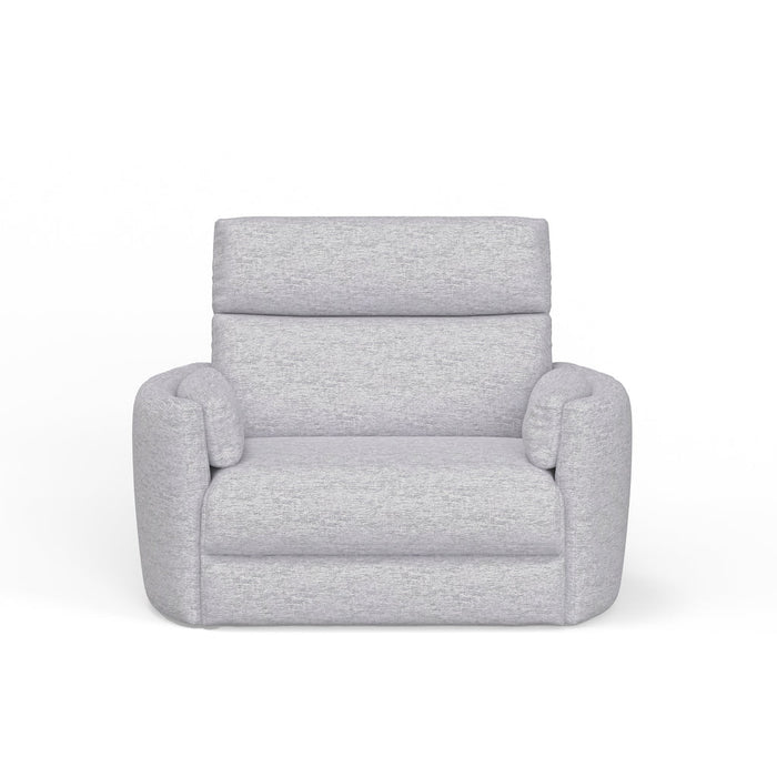 Modern Living - Radius Extra Wide Power Glider Recliner in Mineral (Set of 2) - Perfect Nursery Chair - MRAD#812GP-XL-2-MIN