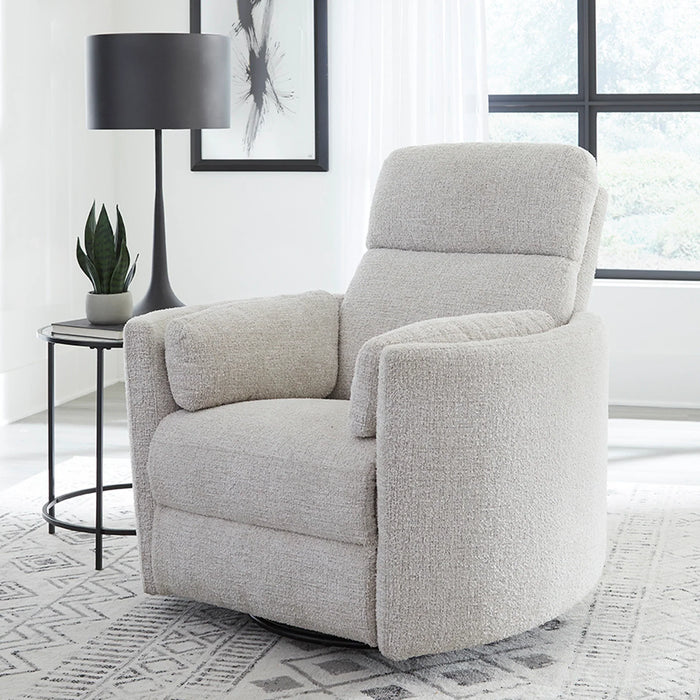 Modern Living - Radius Manual Swivel Recliner in Angora Linen (Set of 2) - MRAD#812GS-2-ANLI