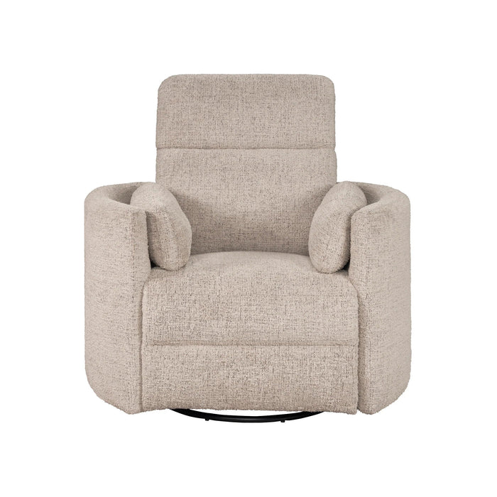 Modern Living - Radius Manual Swivel Recliner in Burlap (Set of 2) - MRAD#812GS-2-BRLP