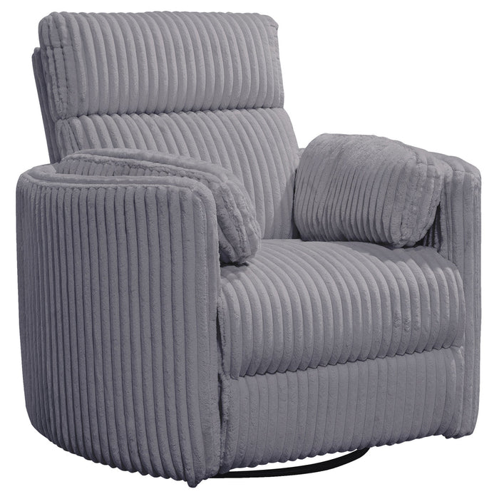 Modern Living - Radius Swivel Power Glider Recliner in Mega Grey - MRAD#812GSP-MGGR