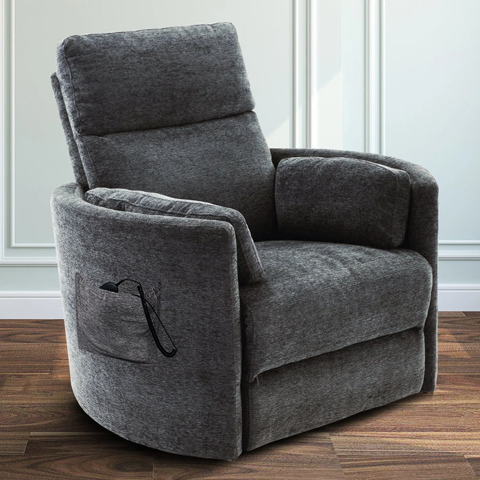 Modern Living - Radius Swivel Power Glider Recliner in Mediterranean (Set of 2) - MRAD#812LIFT-2-MED