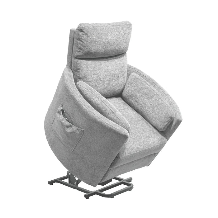 Modern Living - Radius Swivel Power Glider Recliner in Mineral (Set of 2) - MRAD#812LIFT-2-MIN