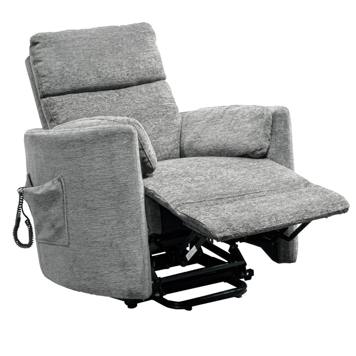 Modern Living - Radius Swivel Power Glider Recliner in Mineral (Set of 2) - MRAD#812LIFT-2-MIN