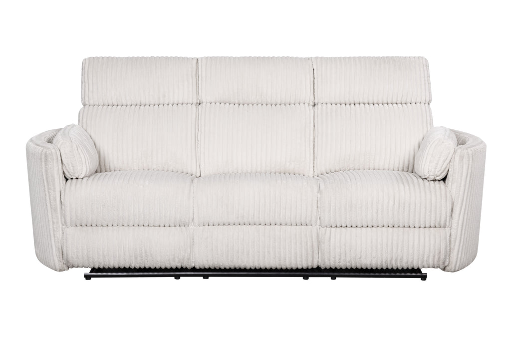 Modern Living - Radius Power Reclining Sofa in Mega Ivory Off White Fabric - MRAD#832P-MGIV