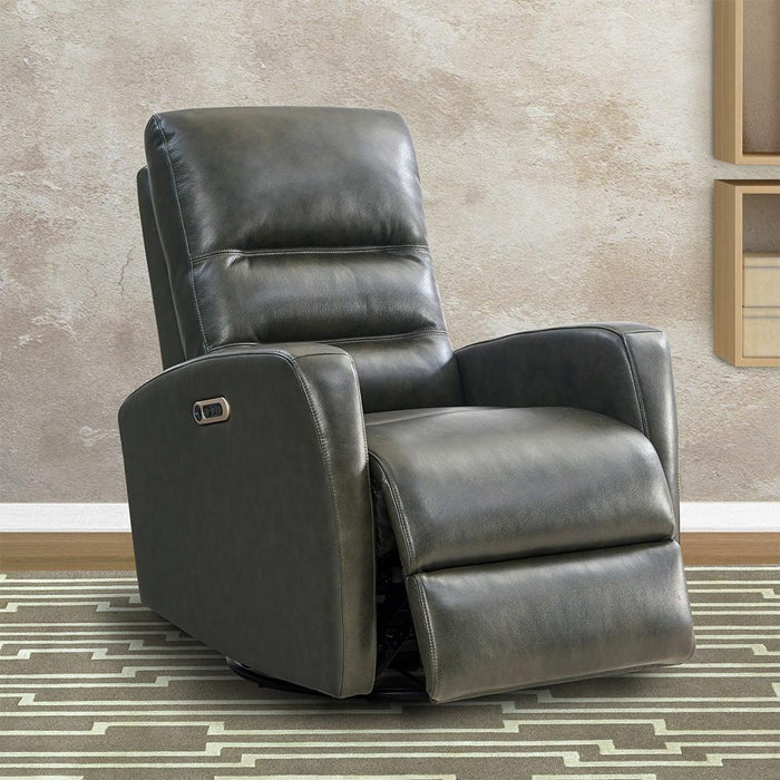 Modern Living - Ringo Power Swivel Glider Recliner in Florence Grey (Set of 2) - MRIN#812GSPH-2-FGR