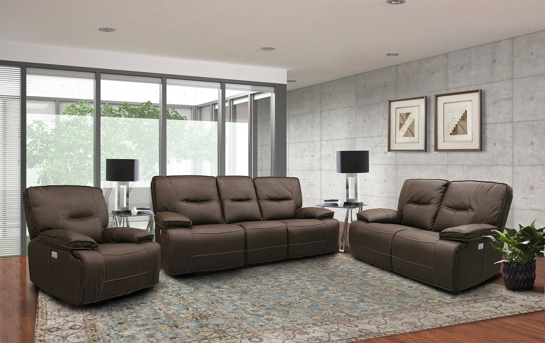 Modern Living - Spartacus Power Loveseat in Chocolate - MSPA#822PH-CHO