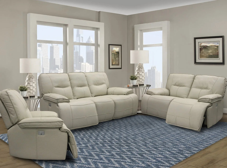 Modern Living - Spartacus 2 Piece Power Sofa Set in Oyster - MSPA-32PH-OYS