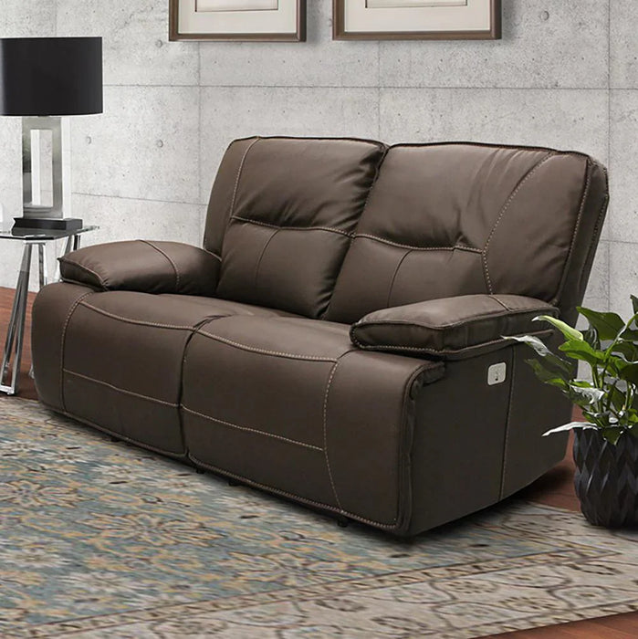 Modern Living - Spartacus 2 Piece Power Sofa Set in Chocolate - MSPA#832PH-CHO-2SET