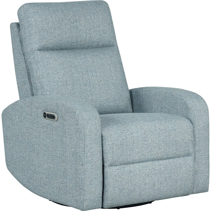 Modern Living - Thriller Power Swivel Glider Recliner in Natural Beauty Blue -Set of 2- MTHR#812GSP-NBB