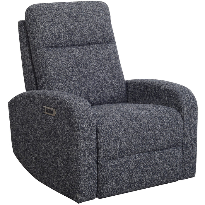 Modern Living - Thriller Power Swivel Glider Recliner in Natural Beauty Denim -Set of 2- MTHR#812GSP-NBD