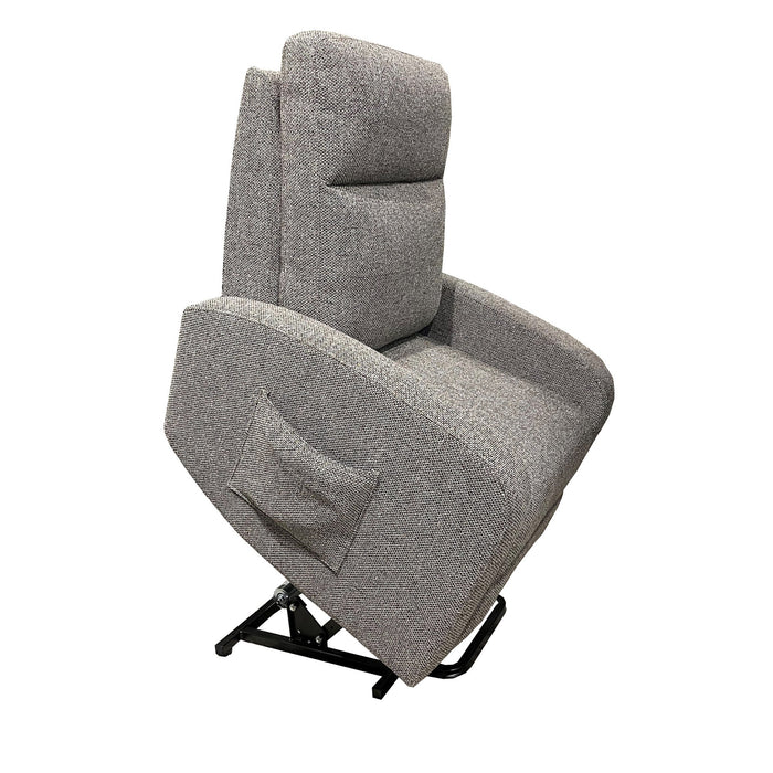 Modern Living - Thriller Power Swivel Glider Recliner in Natural Beauty Grey (Set of 2) - MTHR#812GSP-2-NBG