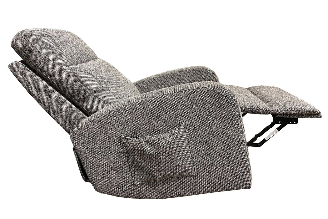 Modern Living - Thriller Power Swivel Glider Recliner in Natural Beauty Grey (Set of 2) - MTHR#812GSP-2-NBG