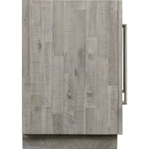 Alexandrda Solid Wood 74 inch Media Console in Rustic Latte