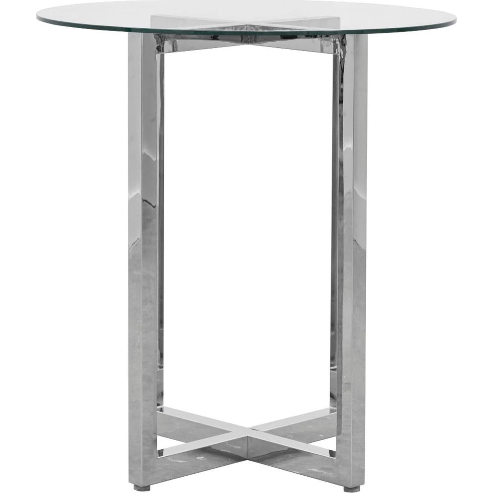 Amalfi 32 inch Round Glass Top Bar Table