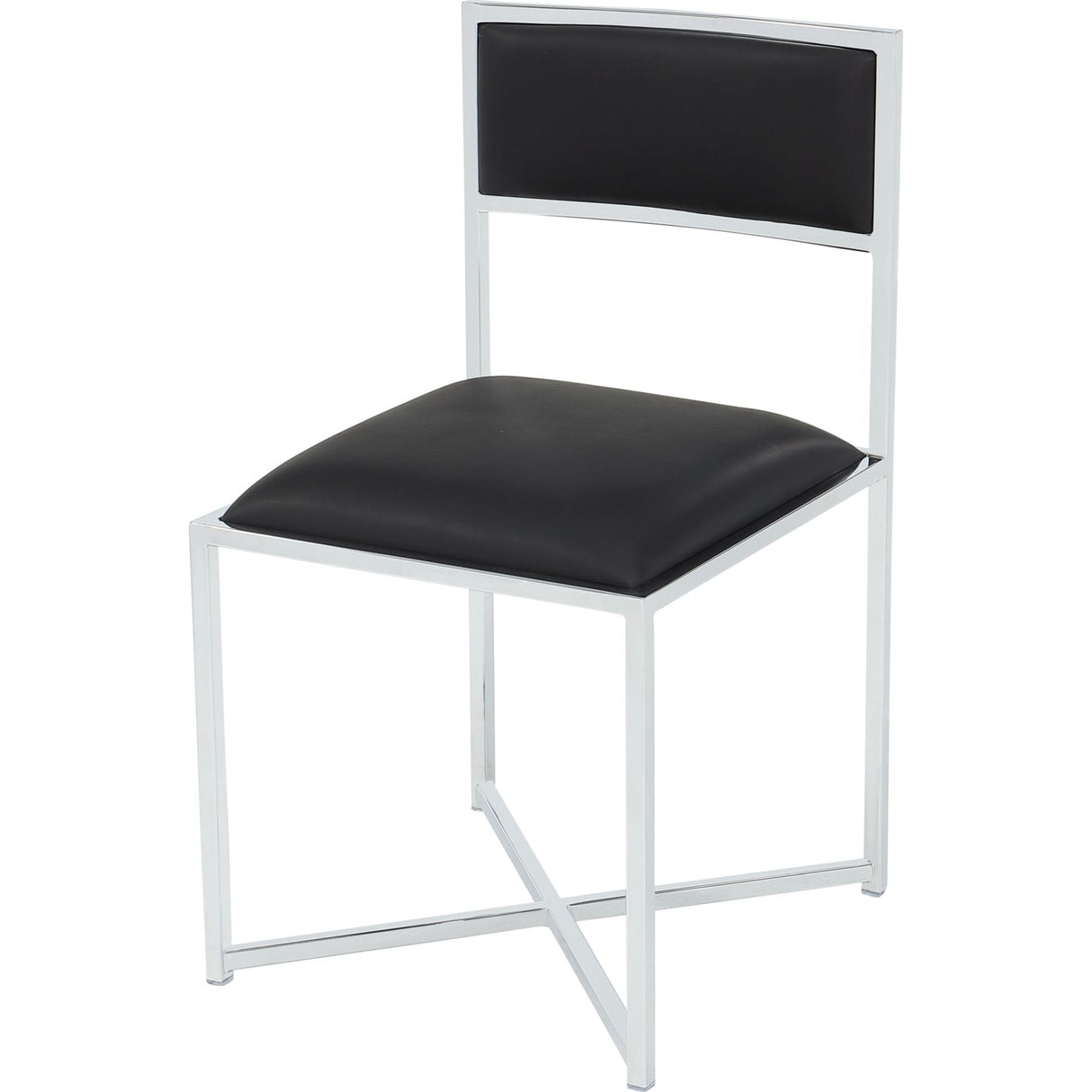 Amalfi X Base Chair -Soot/Chrm